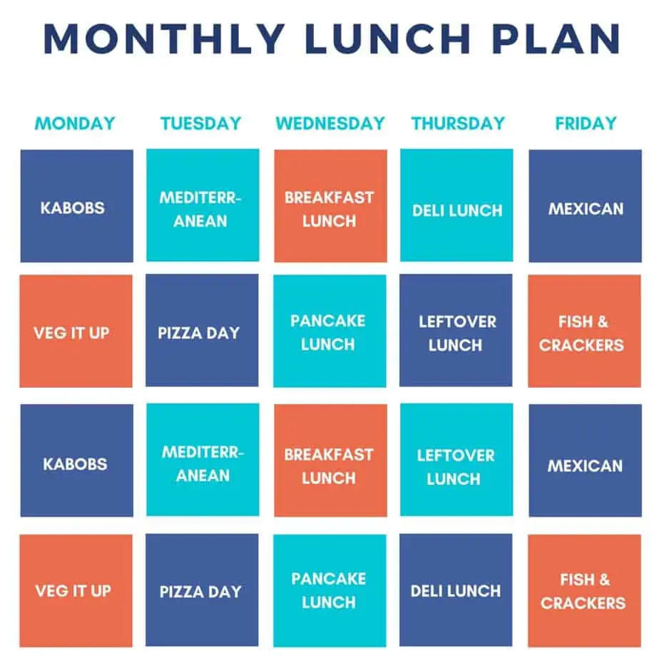 Kid's school lunch ideas. Healthy and nutritious lunch ideas your kids will love. Take the guess work out of planning, shopping and packing school lunches with the School Lunch Planner!