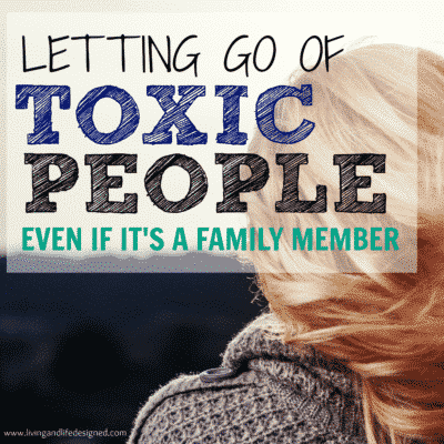 Letting go is hard, but it's especially hard when it's toxic family & toxic family members. What to expect when cutting ties with toxic family members & how to cope when family hurts you. When family is toxic, whether a toxic parent or sibling, the path to happiness is letting go of toxic family members & toxic people.