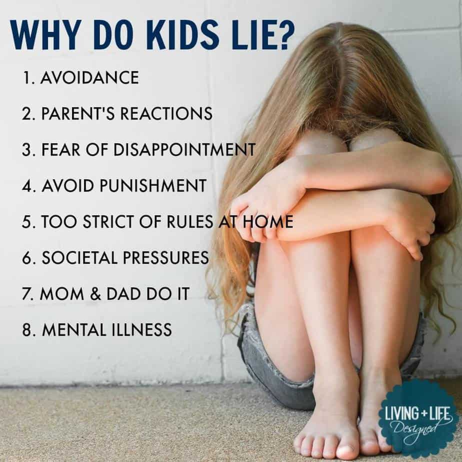 Why do kids lie? 8 types of lies and how to build trust with your kids and have an honest relationship without the bad habit of lying.