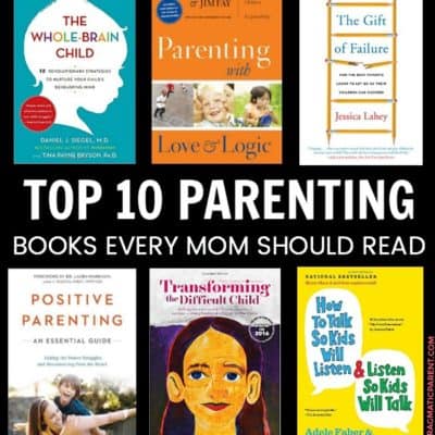 10 best parenting books for the parent focused on positive parenting, facilitating connection, positive parent-child relationships, understanding the developing child's brain, gentle parenting & positive discipline. These top parenting books written by parenting specialists are the leaders in positive parenting.