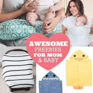 Free Baby Products for Mom and Freebies for Baby. Stock up on awesome baby essentials and new baby products you'll need and use. These baby essentials come in a variety of patterns including baby wrap, baby sling, baby carrier, carseat canopy or carseat cover, hooded towels, nursing pillow, pregnancy pillow and more.