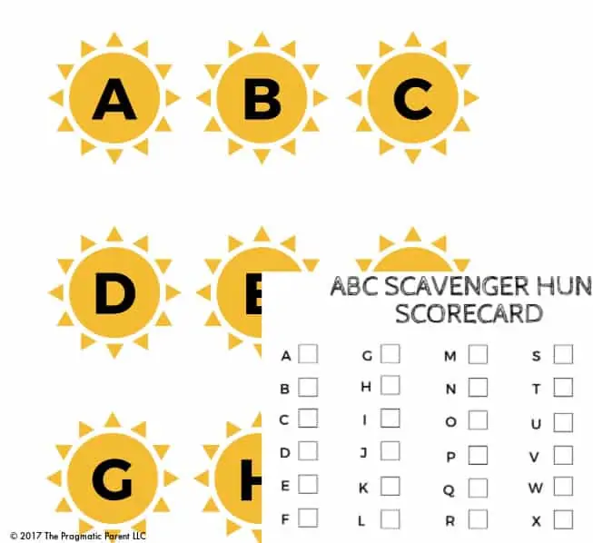 Is your preschooler ready to master their ABCs? The ABC letter recognition scavenger hunt makes letter association fun - the best way for littles to learn.