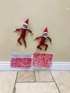Hot Lava Elf on the Shelf