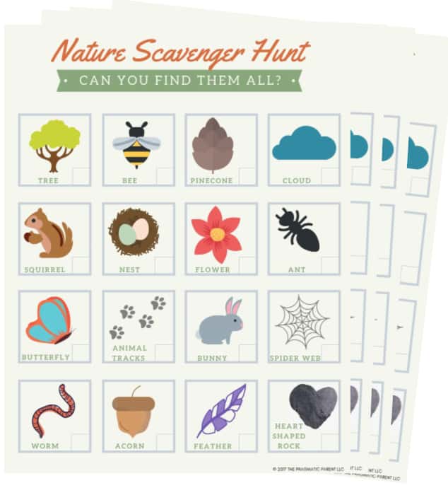 Simple Nature Adventure Games Printable