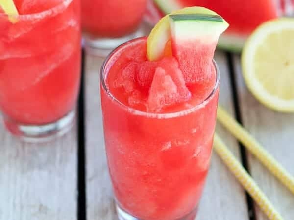15 Healthy Summer Snacks children kids watermelon slushie