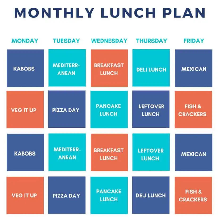Kid's school lunch ideas. Healthy and nutritious lunch ideas your kids will love. Take the guess work out of planning, shopping and packing school lunches with the School Lunch Planner!  
